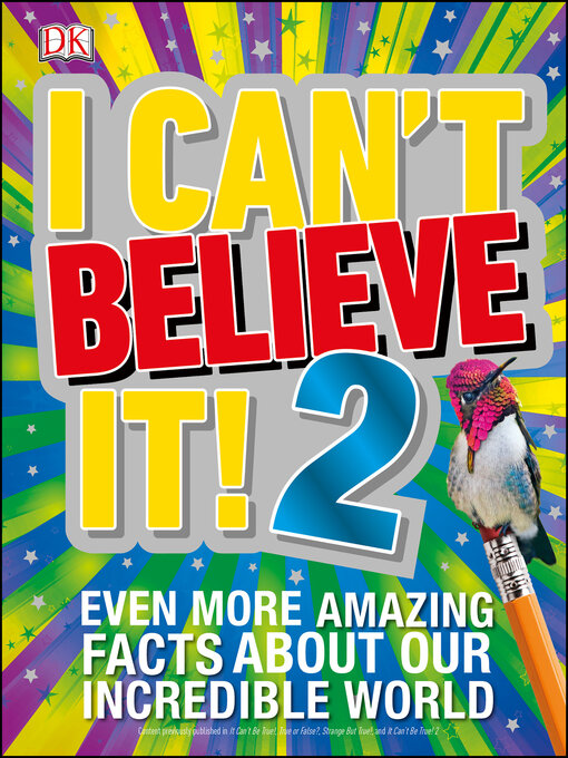 Title details for I Can't Believe It! 2 by DK - Wait list
